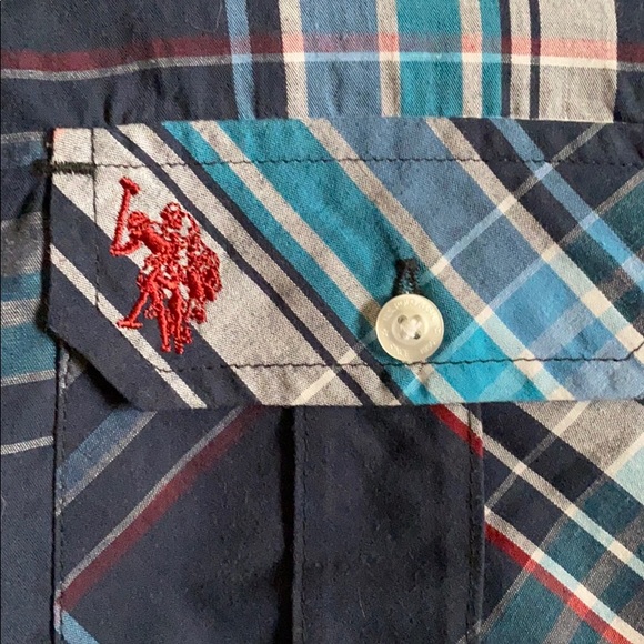 plaid polo long sleeve shirt - Picture 2 of 3